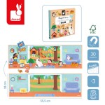 Magnetyczna układanka Magneti'stories Zwierzęta domowe 3+ / Janod J05457