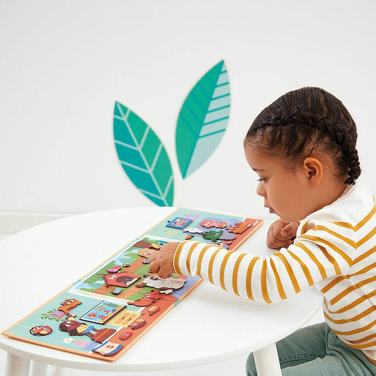 Magnetyczna układanka Magneti'stories Zwierzęta domowe 3+ / Janod J05457