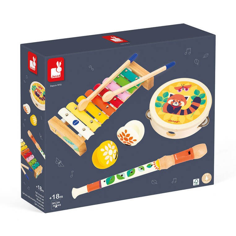 Zestaw zabawek muzycznych Gioia 18m+ / Janod J07656