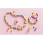 Zestaw kreatywny do tworzenia biżuterii z drewna Tęczowa kraina 4+ / Janod J09129