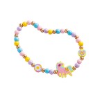 Zestaw kreatywny do tworzenia biżuterii z drewna Tęczowa kraina 4+ / Janod J09129