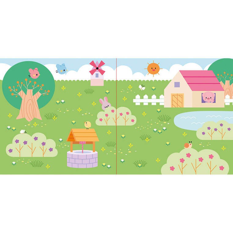 Zestaw kreatywny Grube naklejki wielokrotnego użytku My arts & crafts 2+ / Janod J09144