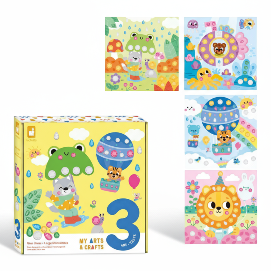 Zestaw kreatywny Duże Cyrkonie My arts & crafts 3+ / Janod J09145