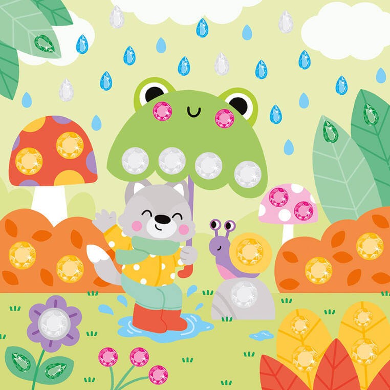 Zestaw kreatywny Duże Cyrkonie My arts & crafts 3+ / Janod J09145