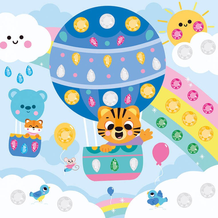 Zestaw kreatywny Duże Cyrkonie My arts & crafts 3+ / Janod J09145