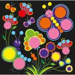 Zestaw kreatywny Okrągłe naklejki My arts & crafts 3+ / Janod J09146