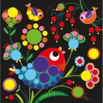 Zestaw kreatywny Okrągłe naklejki My arts & crafts 3+ / Janod J09146