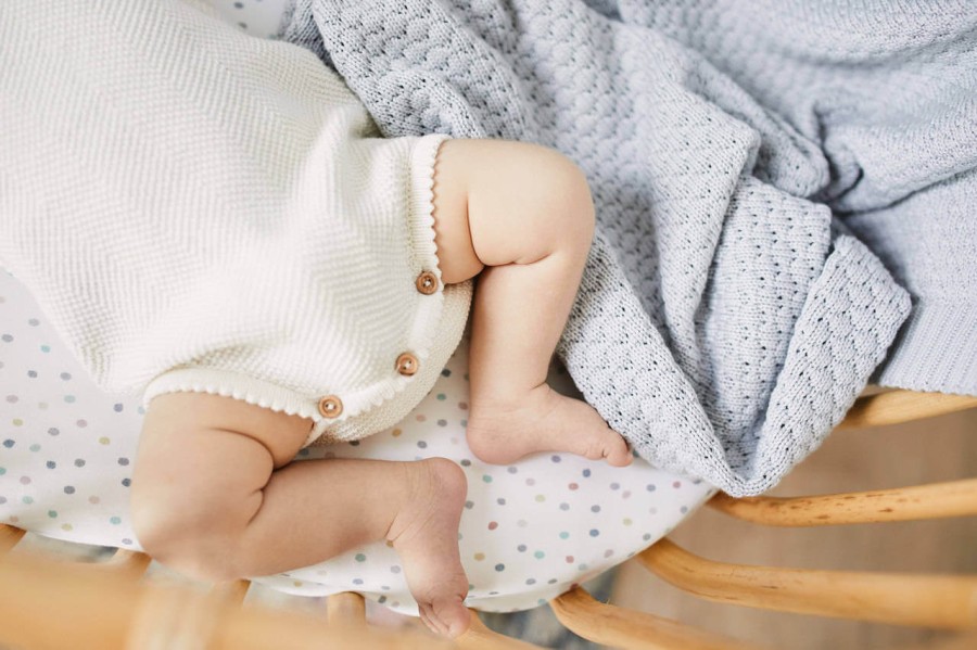 Kocyk BUBBLE grey / Pink no More