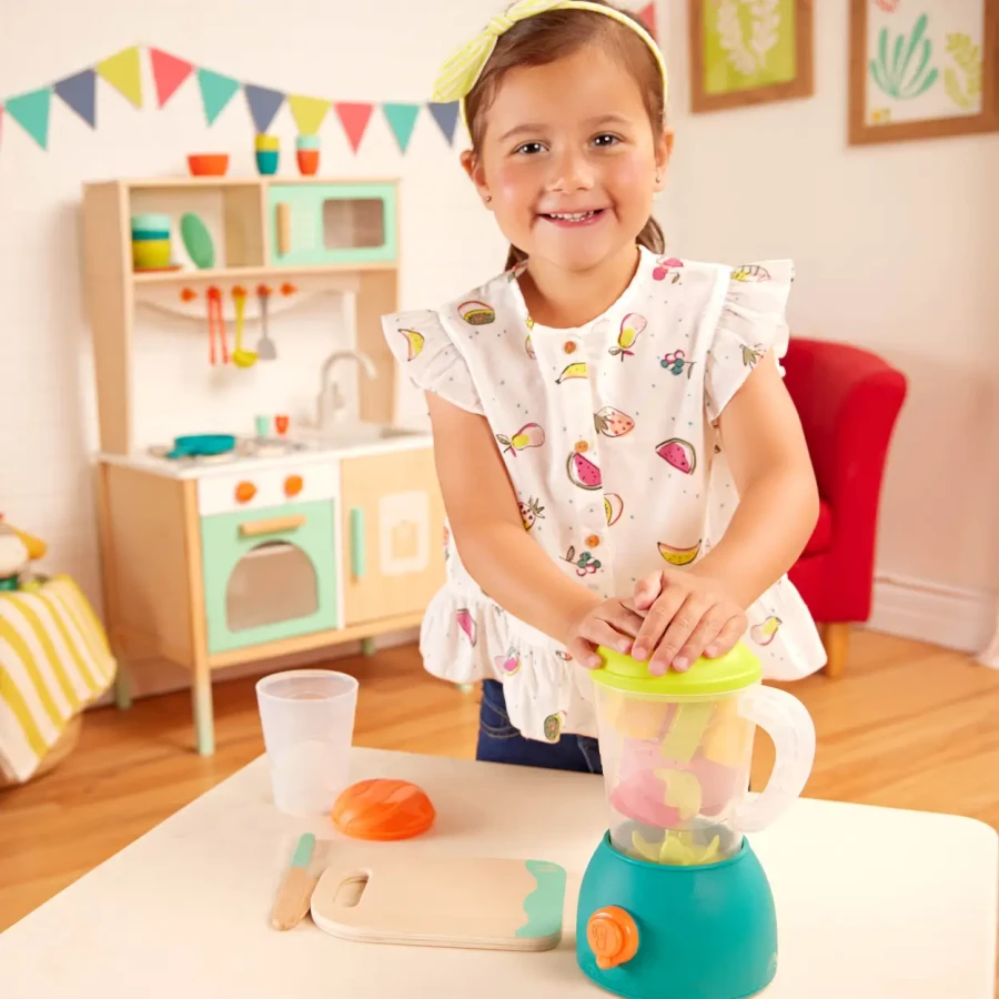 Mini Chef - Fruity Smoothie Playset - BLENDER z owocami i akcesoriami / B.Toys BX2230Z