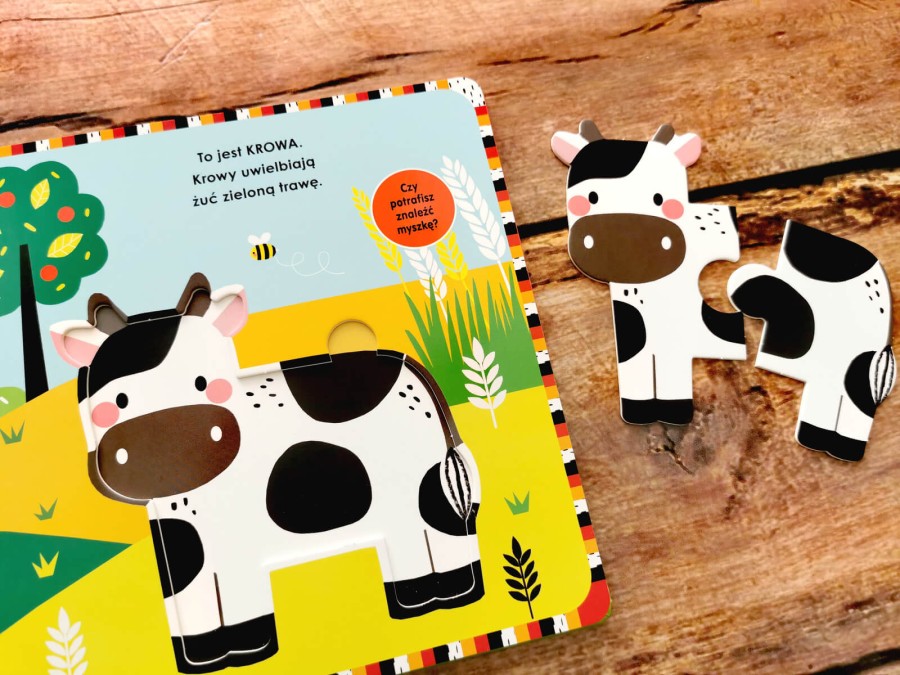 Na wsi. Akademia Mądrego Dziecka. Układam puzzle / HarperCollins