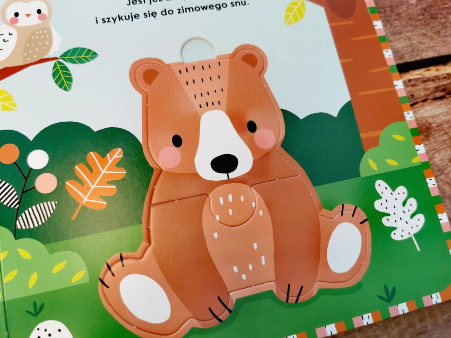 W lesie. Akademia Mądrego Dziecka. Układam puzzle / HarperCollins