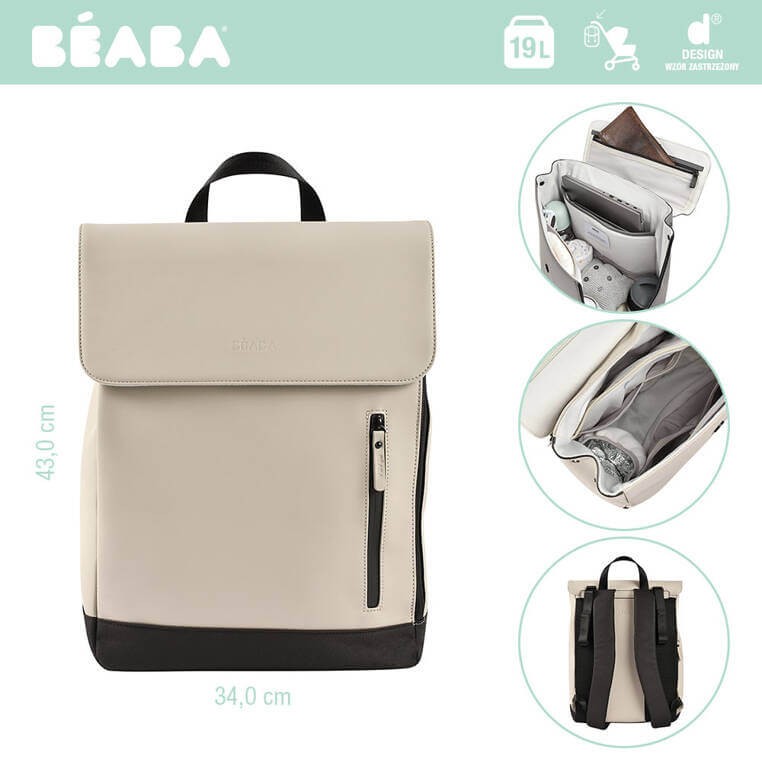 Plecak dla rodzica Oslo - Clay / Beaba