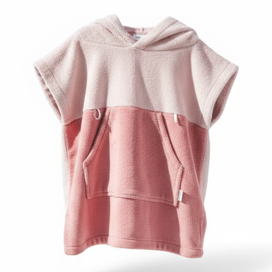 Ponczo kąpielowe Surf BUNNY - pink / Patulove