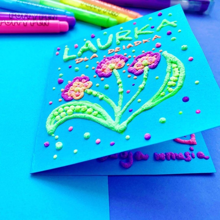 Magicznie Puchnące Flamastry z Efektem 3D / Ooly