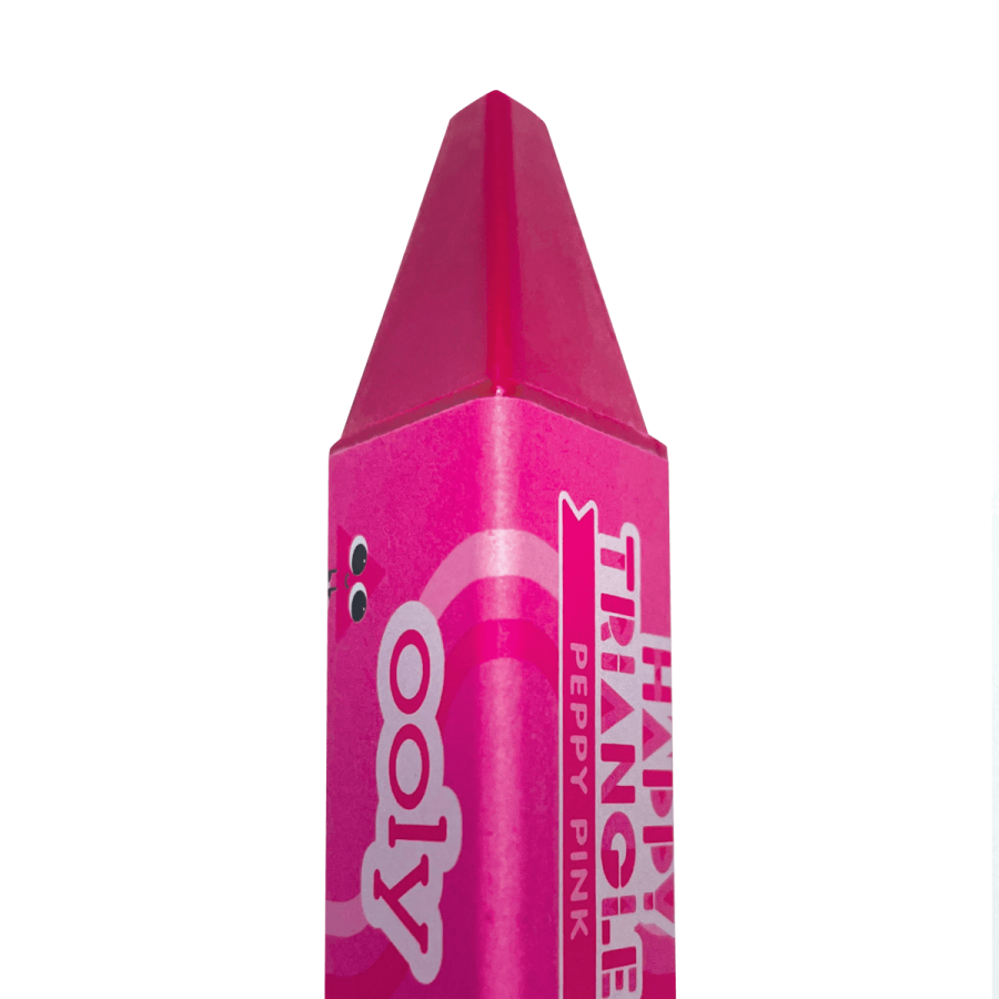 Trójkątne Kredki Malucha Jumbo, Happy Triangles - 12 szt. / Ooly