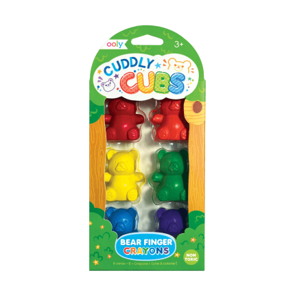 Kredki Malucha na palec Misie, Cuddly Cubs - 6 szt. / Ooly