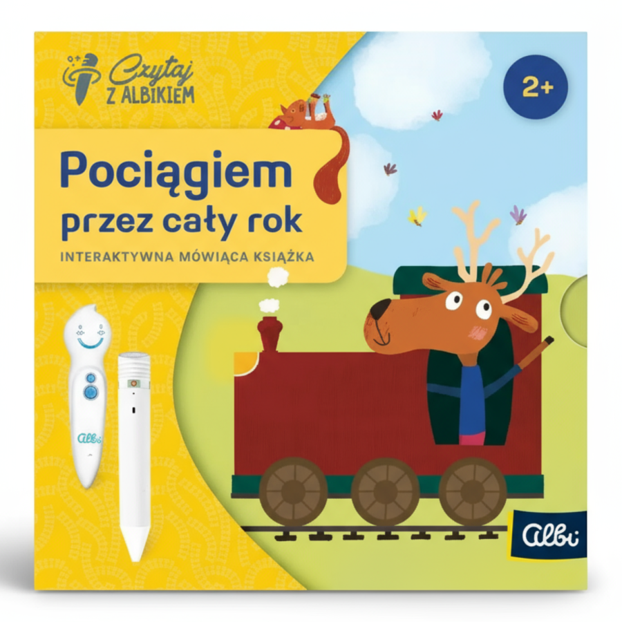 Miniksiążka Pociągiem przez cały rok 2+ / Czytaj z Albikiem