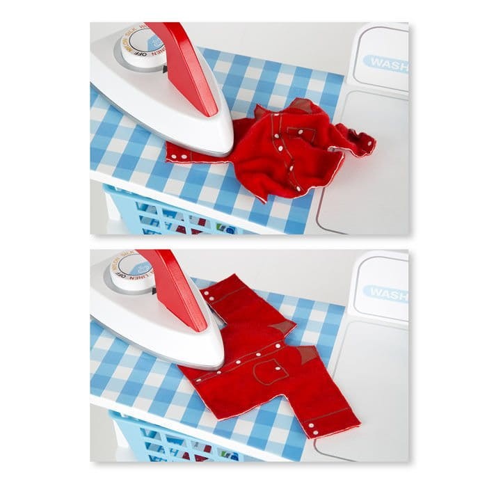 Melissa and Doug, Drewniany zestaw pralnia - suszarnia - prasowalnia