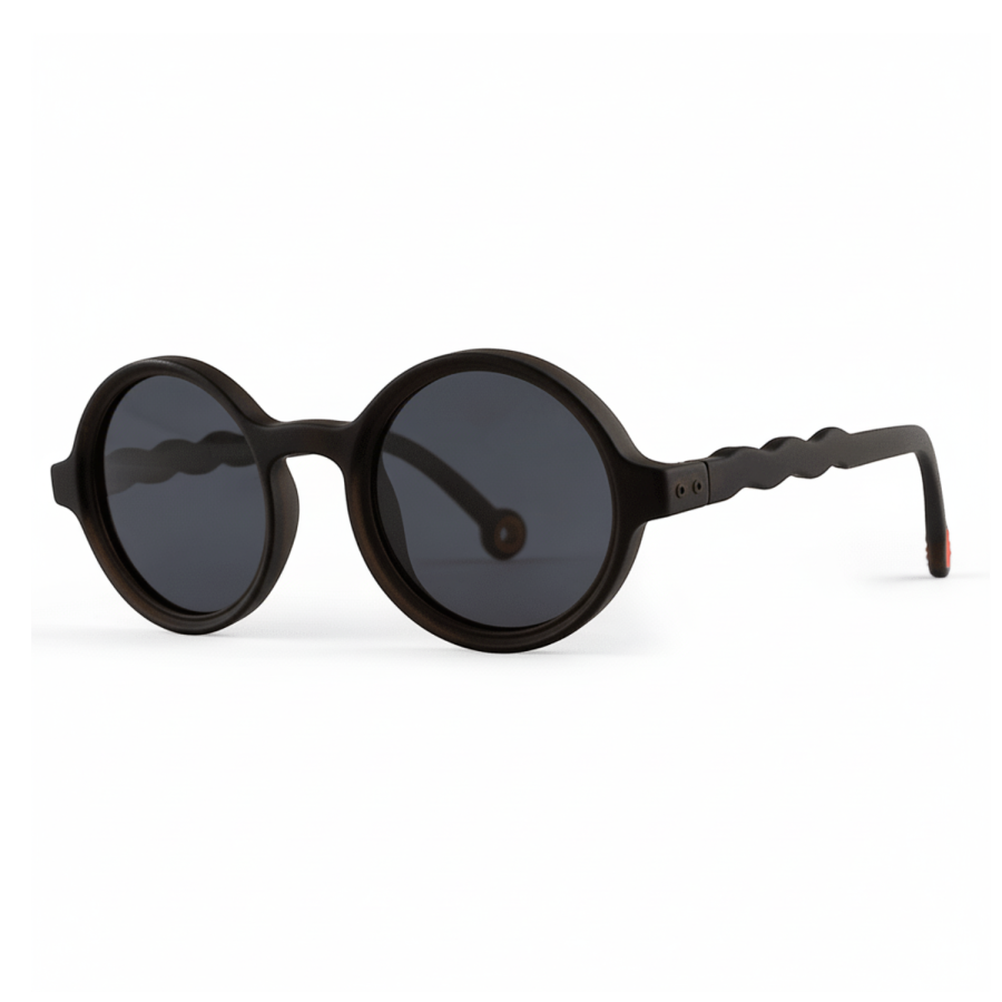 Okulary Round Squid Black Polarized 5-10 / OLIVIO