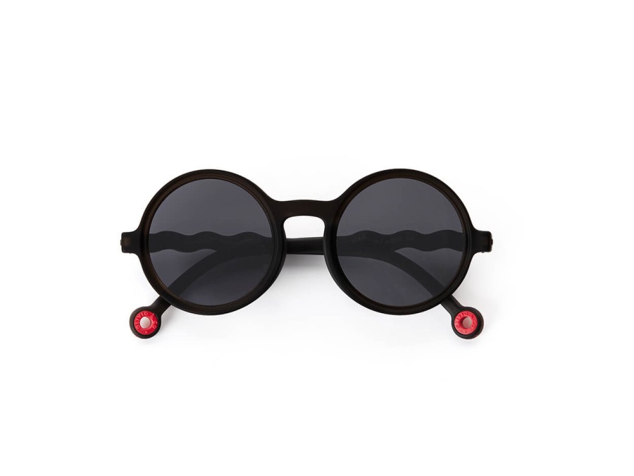 Okulary Round Squid Black Polarized 5-10 / OLIVIO