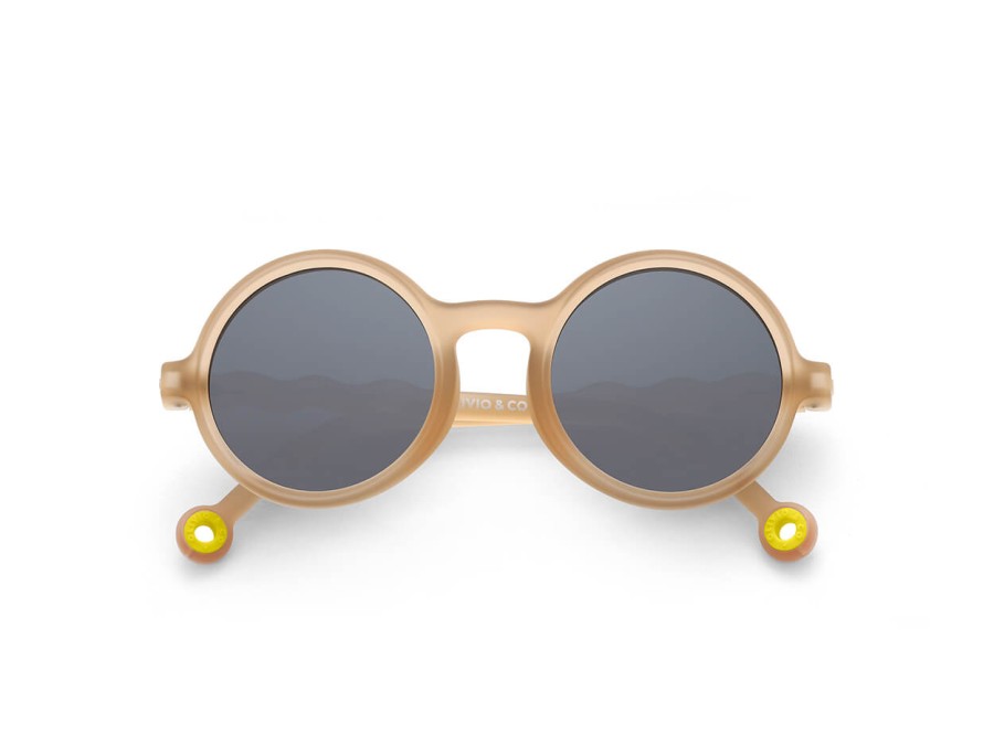 Okulary Round Sand Beige Polarized 5-10 / OLIVIO