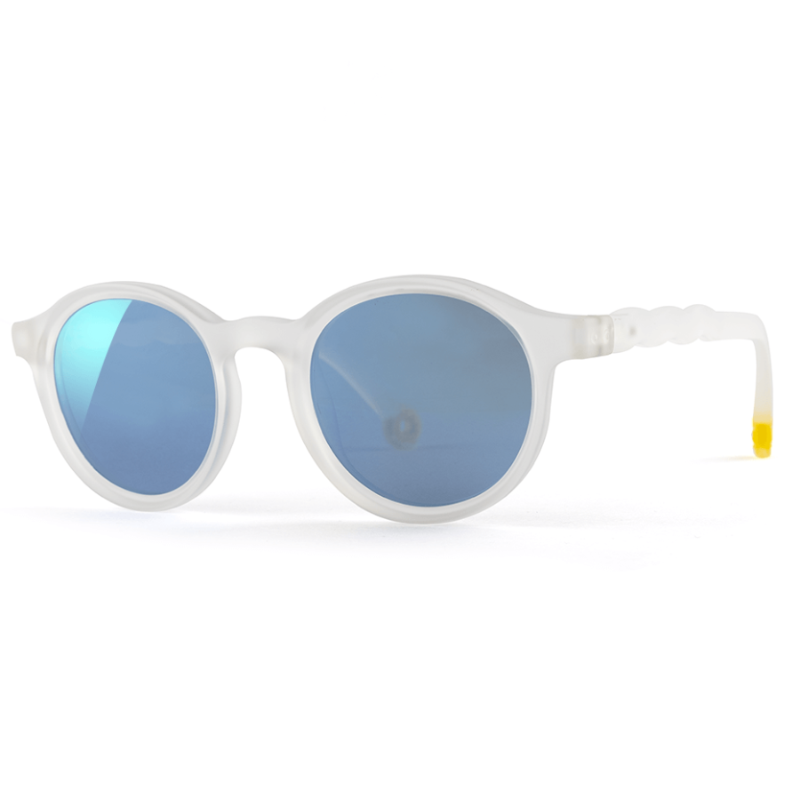 Okulary Oval Jellyfish White Polarized 5-10 / OLIVIO