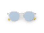 Okulary Oval Jellyfish White Polarized 5-10 / OLIVIO