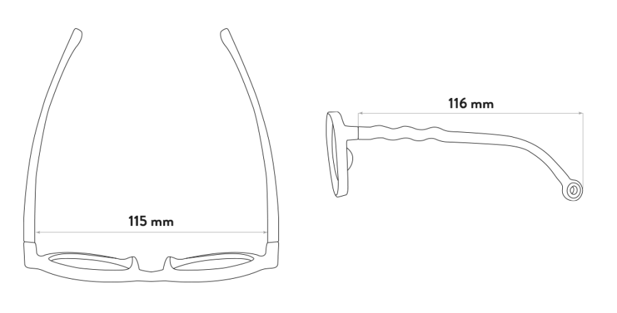 Okulary Oval Jellyfish White Polarized 5-10 / OLIVIO