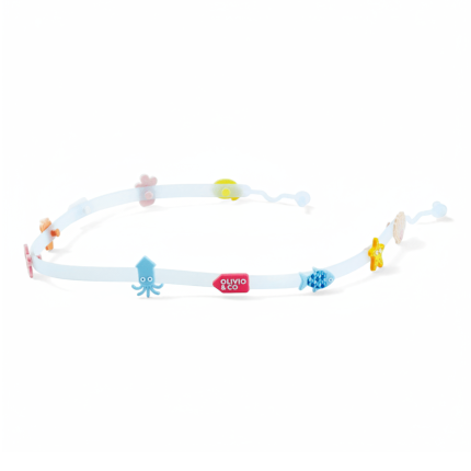 Pasek do okularów z charmsami - Blue / Olivio & Co