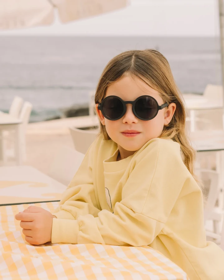 Okulary Round Squid Black Polarized 5-10 / Olivio & Co