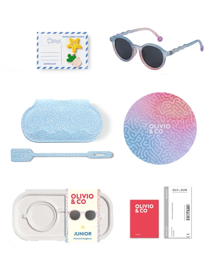 Okulary Oval Coral Fantasy Polarized 5-10 / Olivio & Co