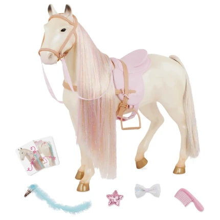 Baśniowy rumak dla lalki 46cm - ENCHANTING HORSE - do czesania i stylizacji / OurGeneration