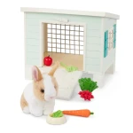 Chatka z króliczkiem i akcesoriami – Bunny Hutch Playset / OurGeneration