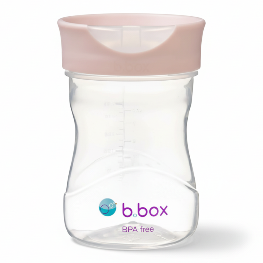 Kubek treningowy 240ml, Różowy / b.box