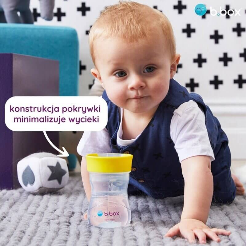 Kubek treningowy 240ml, Szałwiowy / b.box