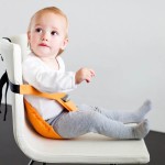 Szelki do krzesła do karmienia dla niemowlaka, Mini Chair - pomarańczowe / Minimonkey