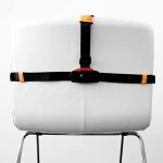 Szelki do krzesła do karmienia dla niemowlaka, Mini Chair - pomarańczowe / Minimonkey