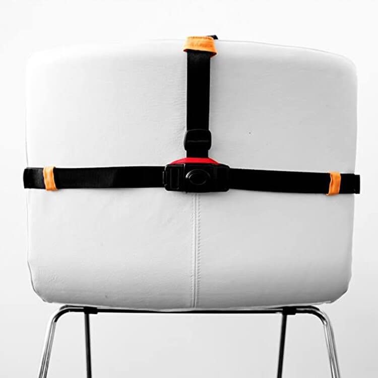 Szelki do krzesła do karmienia dla niemowlaka, Mini Chair - pomarańczowe / Minimonkey