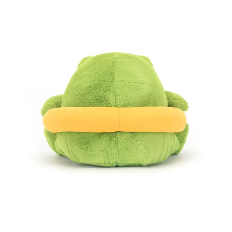 Deszczowa Żaba Ricky z kaczuszką do pływania 18 cm / Jellycat