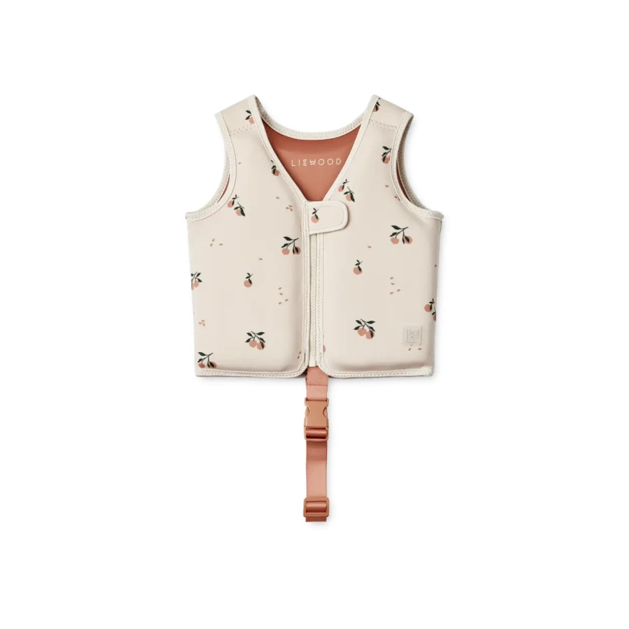 Kamizelka do pływania Dove Swim Vest - Peach, Sea shell / Liewood