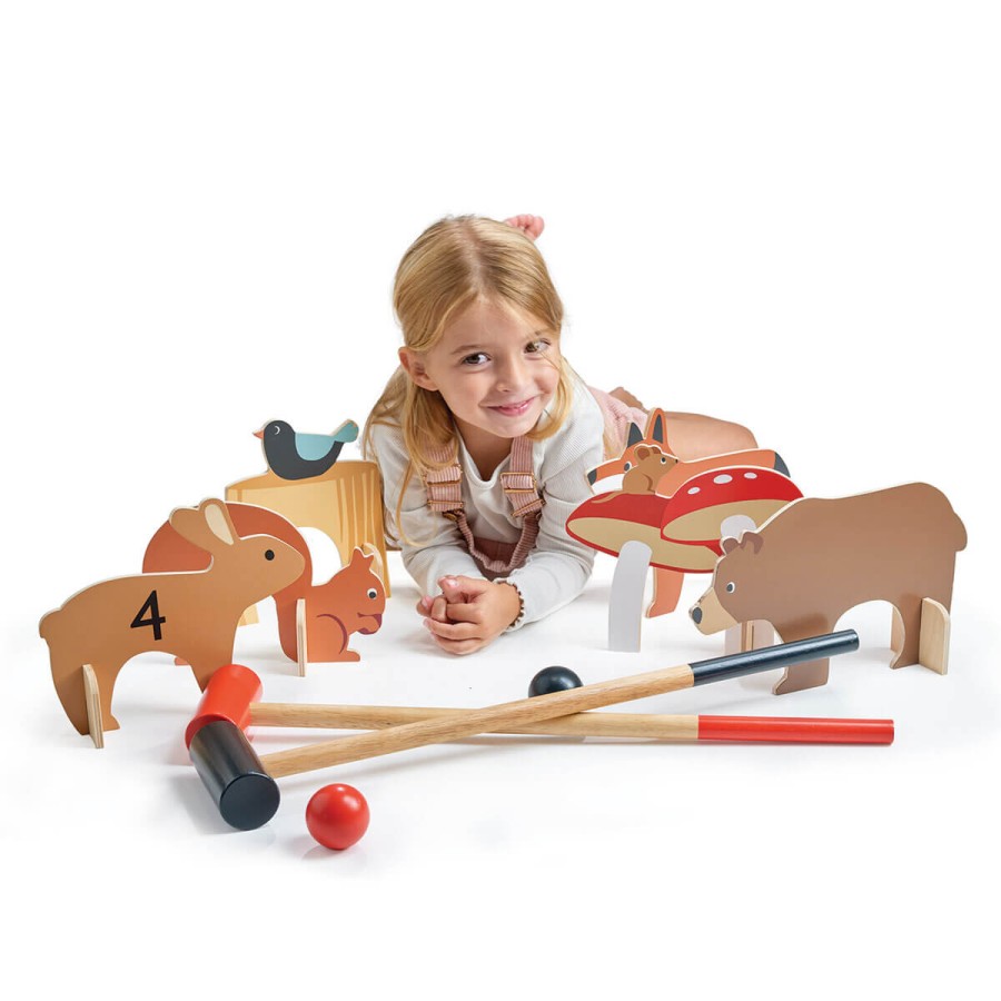 Drewniany zestaw do gry w krykieta / Tender Leaf Toys