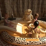 Wodny plac zabaw Beige Leopard / The Swim Essentials