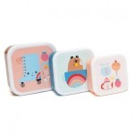 Zestaw 3 śniadaniówek lunchbox Skate boot / Petit Monkey