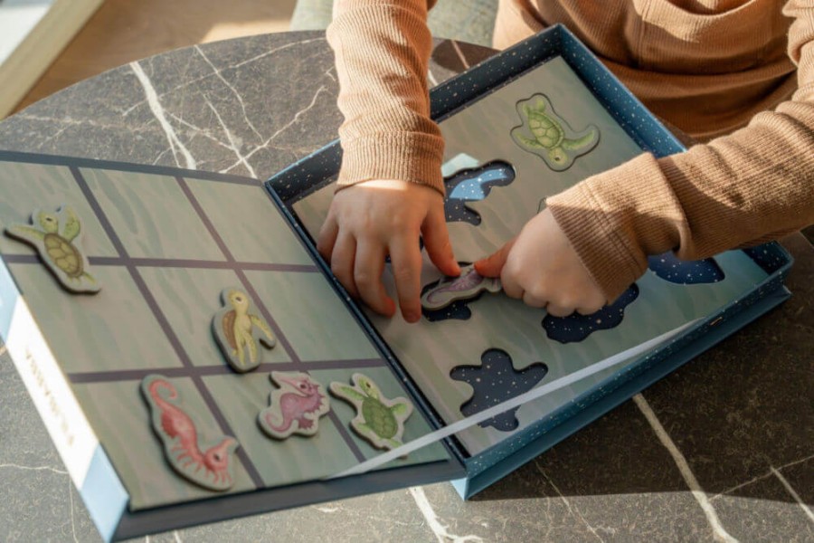 Gra magnetyczna Kółko i krzyżyk Sea Friends / Filibabba