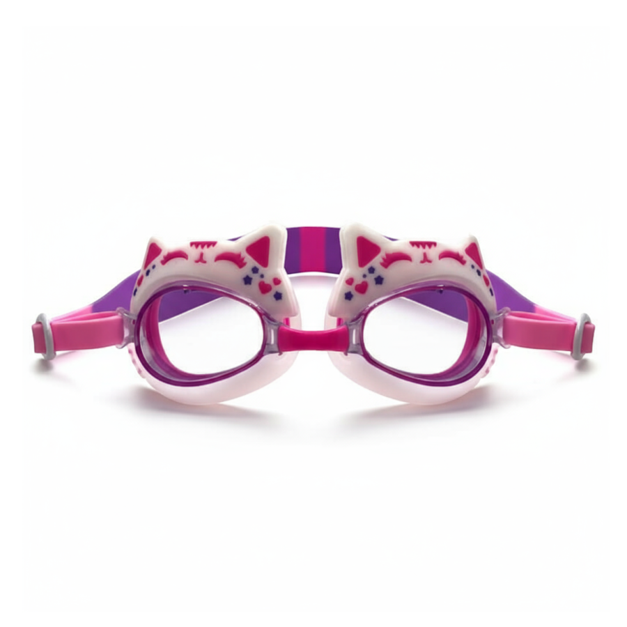 Okulary do pływania Aqua2ude - Kotek różowy 3+ / Bling2o