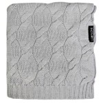 Kocyk z wełny merino WARKOCZ - szary, kolekcja PREMIUM / Lullalove