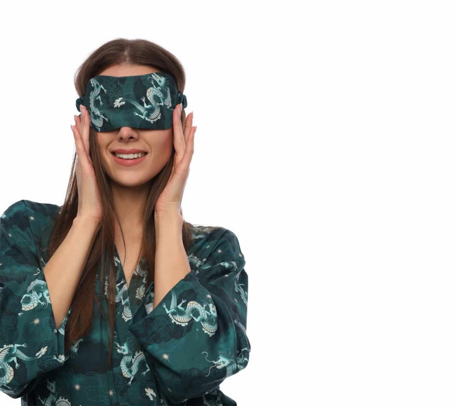 Szlafrok kimono bambusowe - Smoki / Lullalove