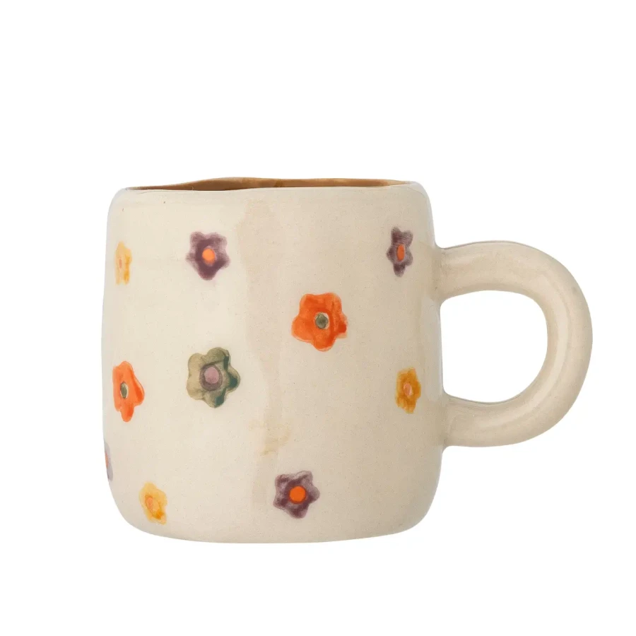 Dziecięcy kubek z kamionki - Addy, Nature / Bloomingville Mini