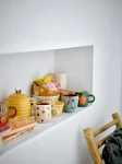 Dziecięcy kubek z kamionki - Addy, Nature / Bloomingville Mini