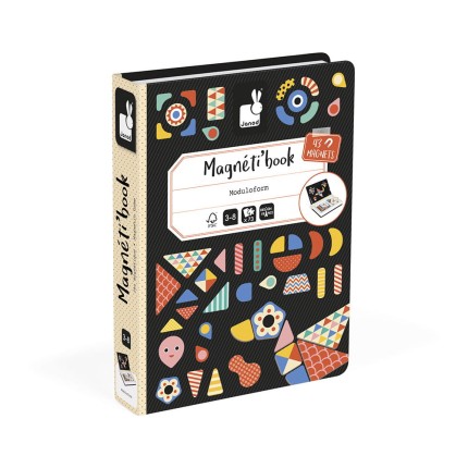 Magnetyczna układanka Kształty Magnetibook / Janod J02720